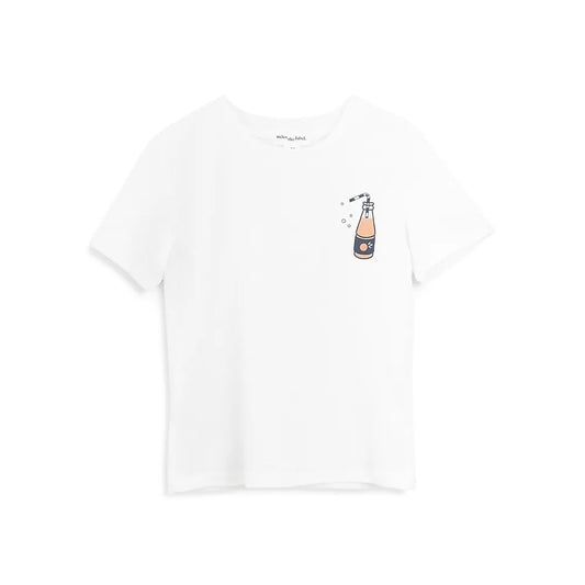 Orange Pop Bottle Off-White Baby T-Shirt