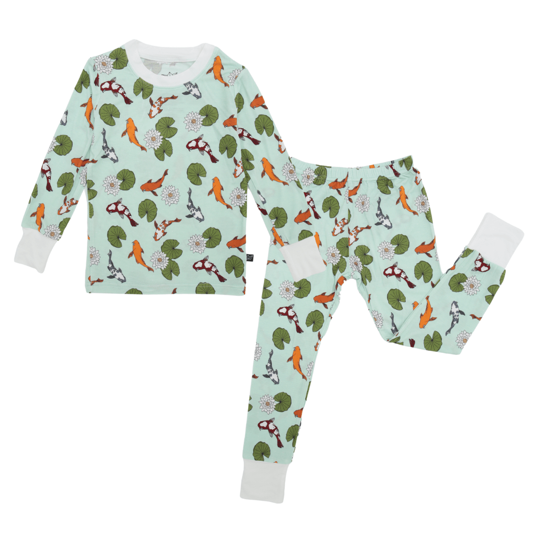 Koi Pond Two-Piece Bamboo Pajamas