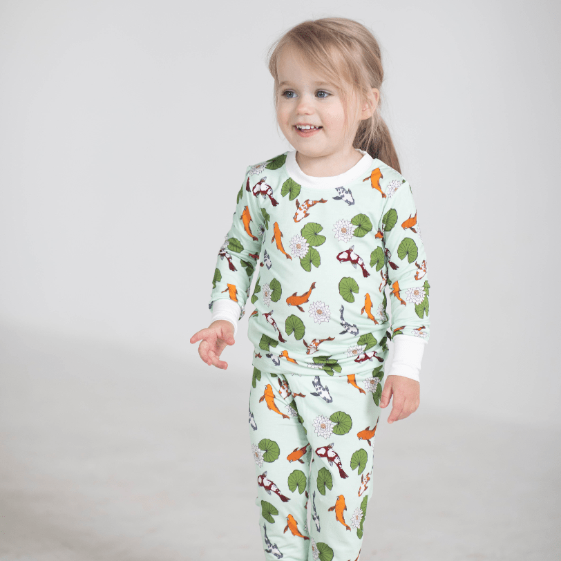 Koi Pond Two-Piece Bamboo Pajamas