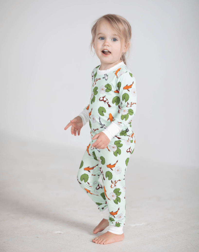 Koi Pond Two-Piece Bamboo Pajamas