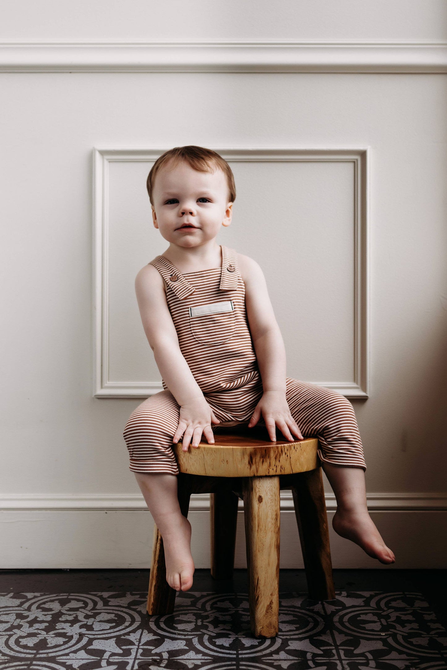 Baby Overall- Stripe Classic
