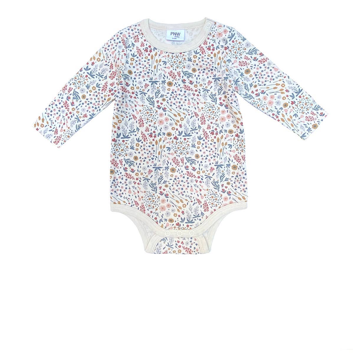 PNW Baby Longsleeve Bodysuit- Mountain Meadow