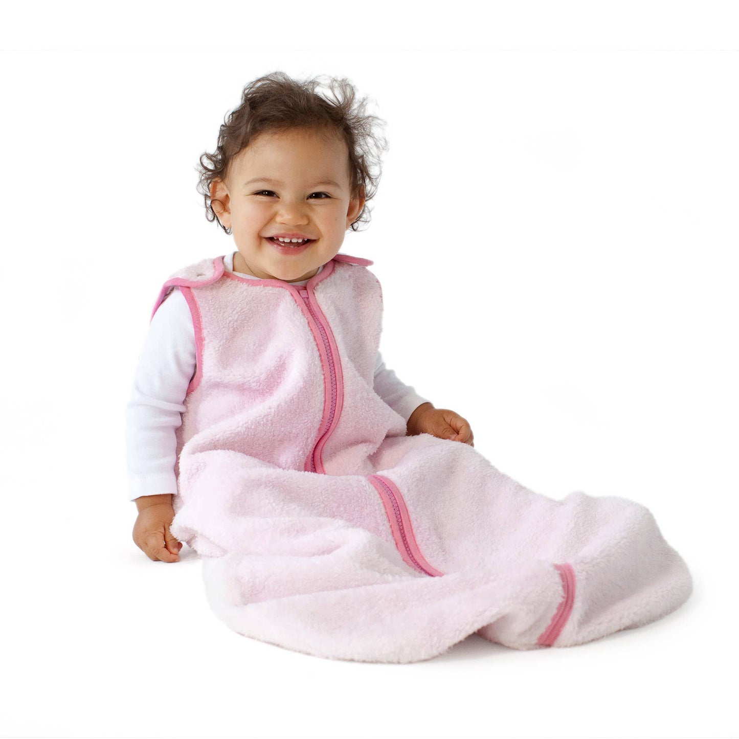 Pink Baby Sleep Nest Teddy, 0-6m