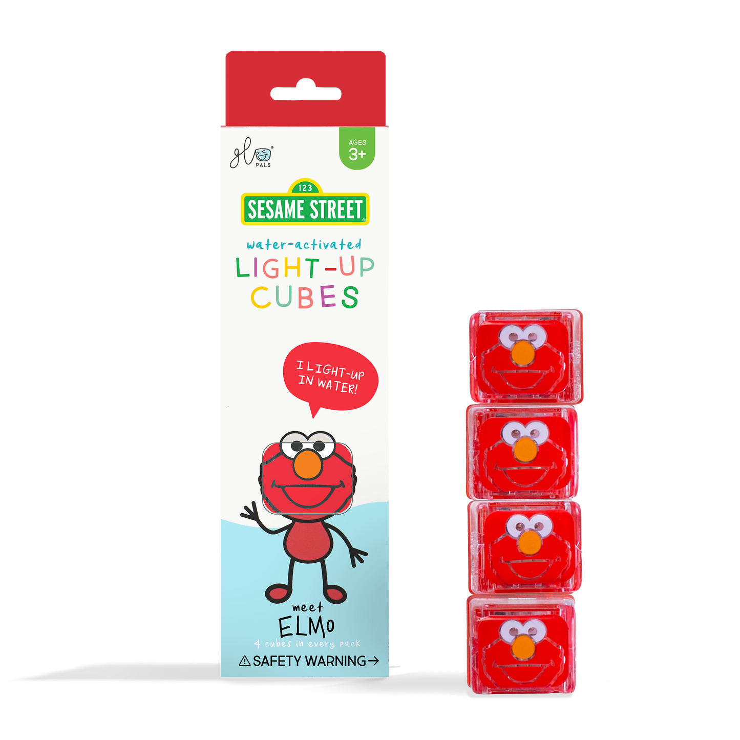 red elmo light up cubes