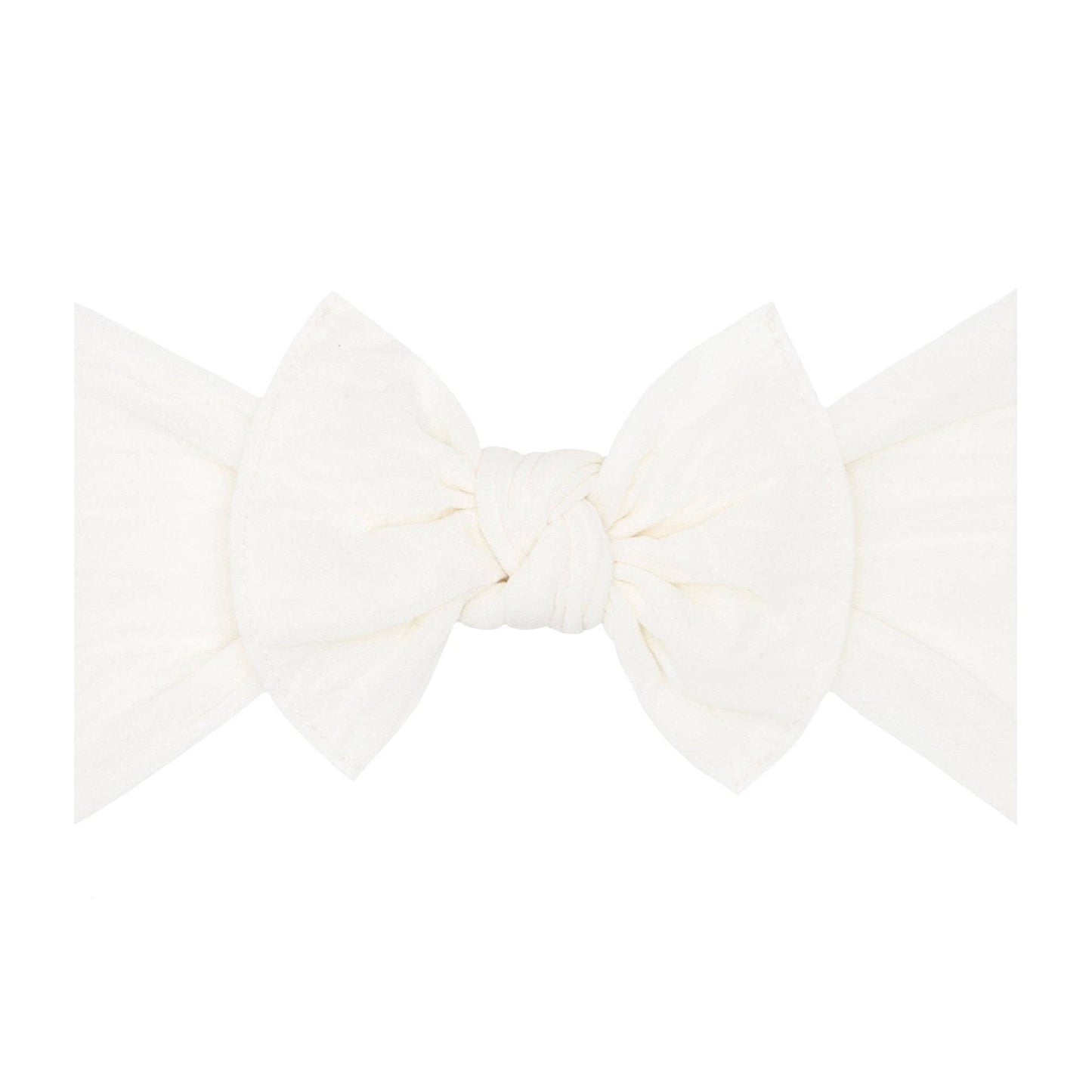 Baby Bling Bows Headband KNOT: ivory