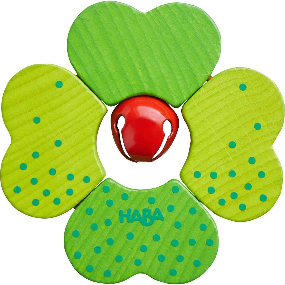 Wooden Clutching Toy Shamrock