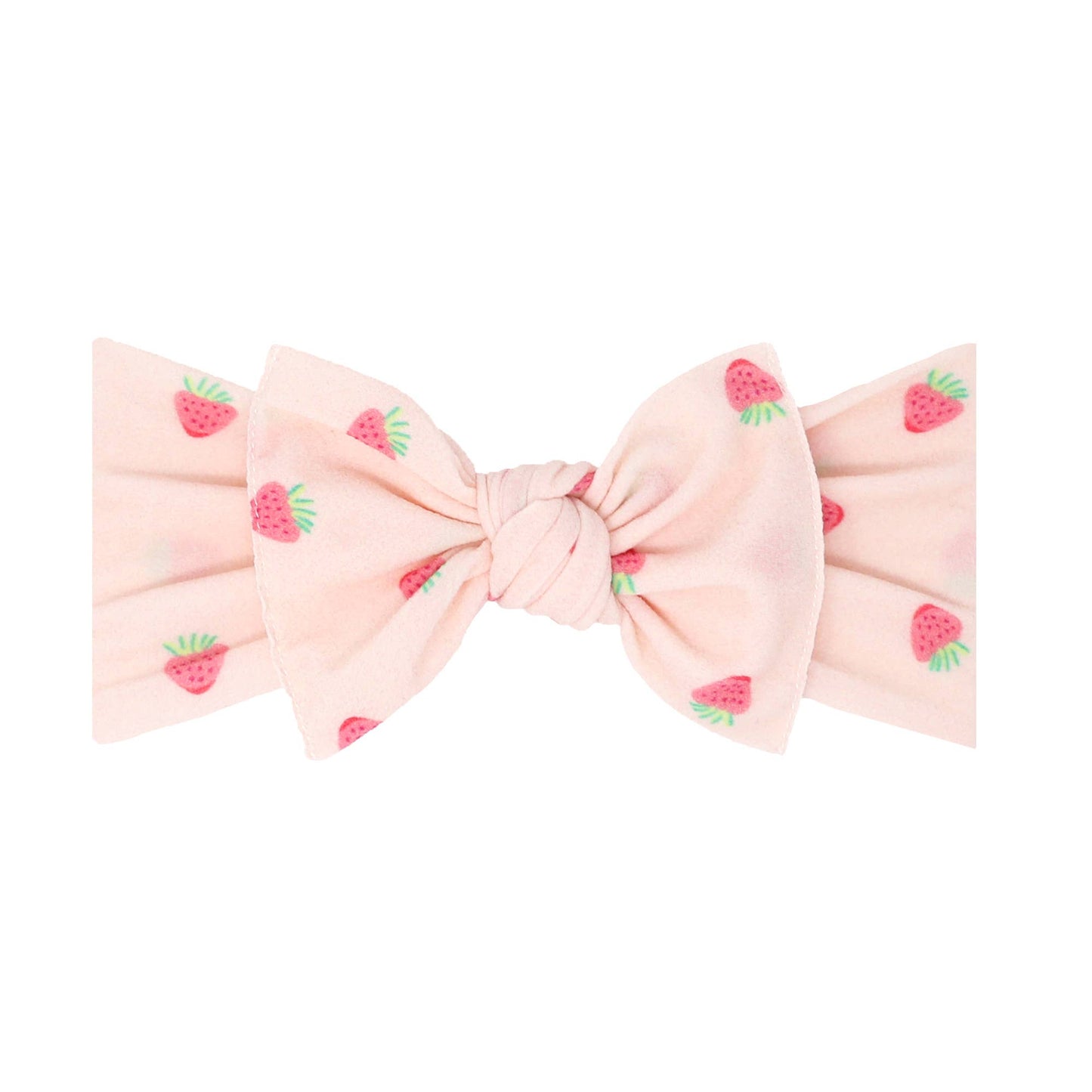 Baby Bling Bows PRINTED KNOT: tart n tiny (strawberries)