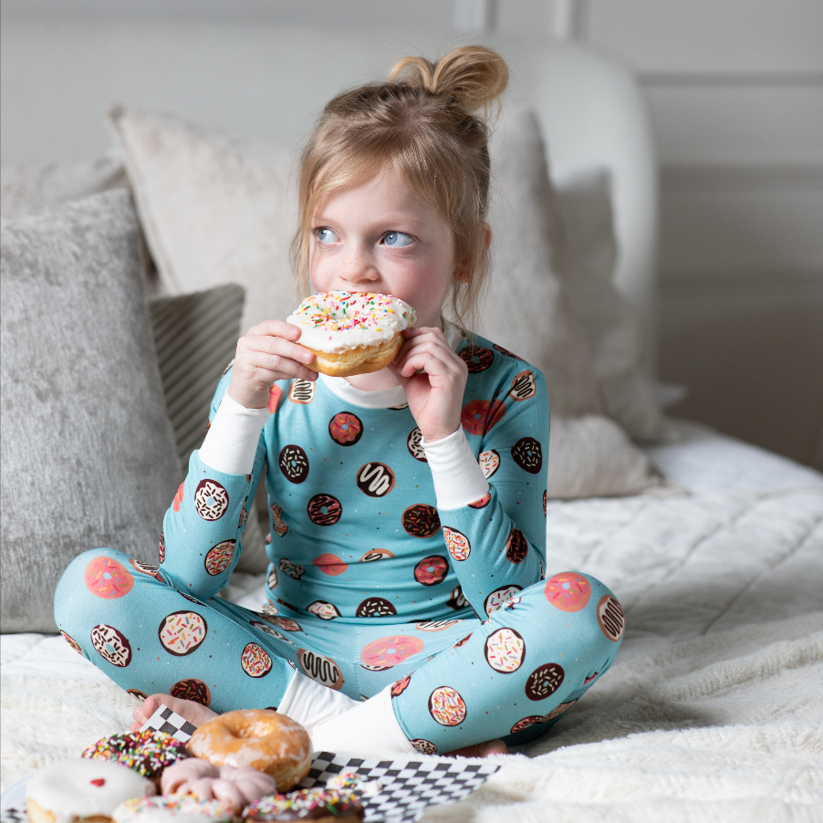 Blanche's Donuts Bamboo Two-Piece Pajamas