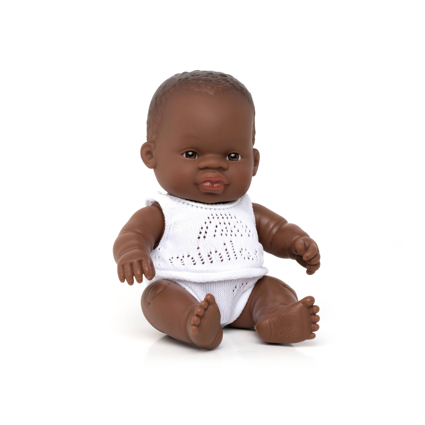 Newborn Baby Doll African Girl (8 1/4")( box)