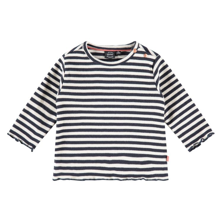 baby girl navy striped tee
