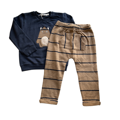 Yeti Baby Sweatshirt and Pants Set