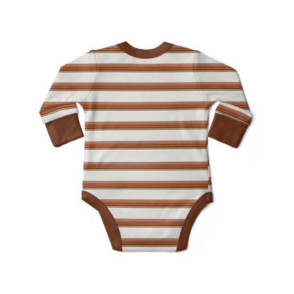 Viscose + Organic Cotton Baby L/S Bodysuit - Trail Mix