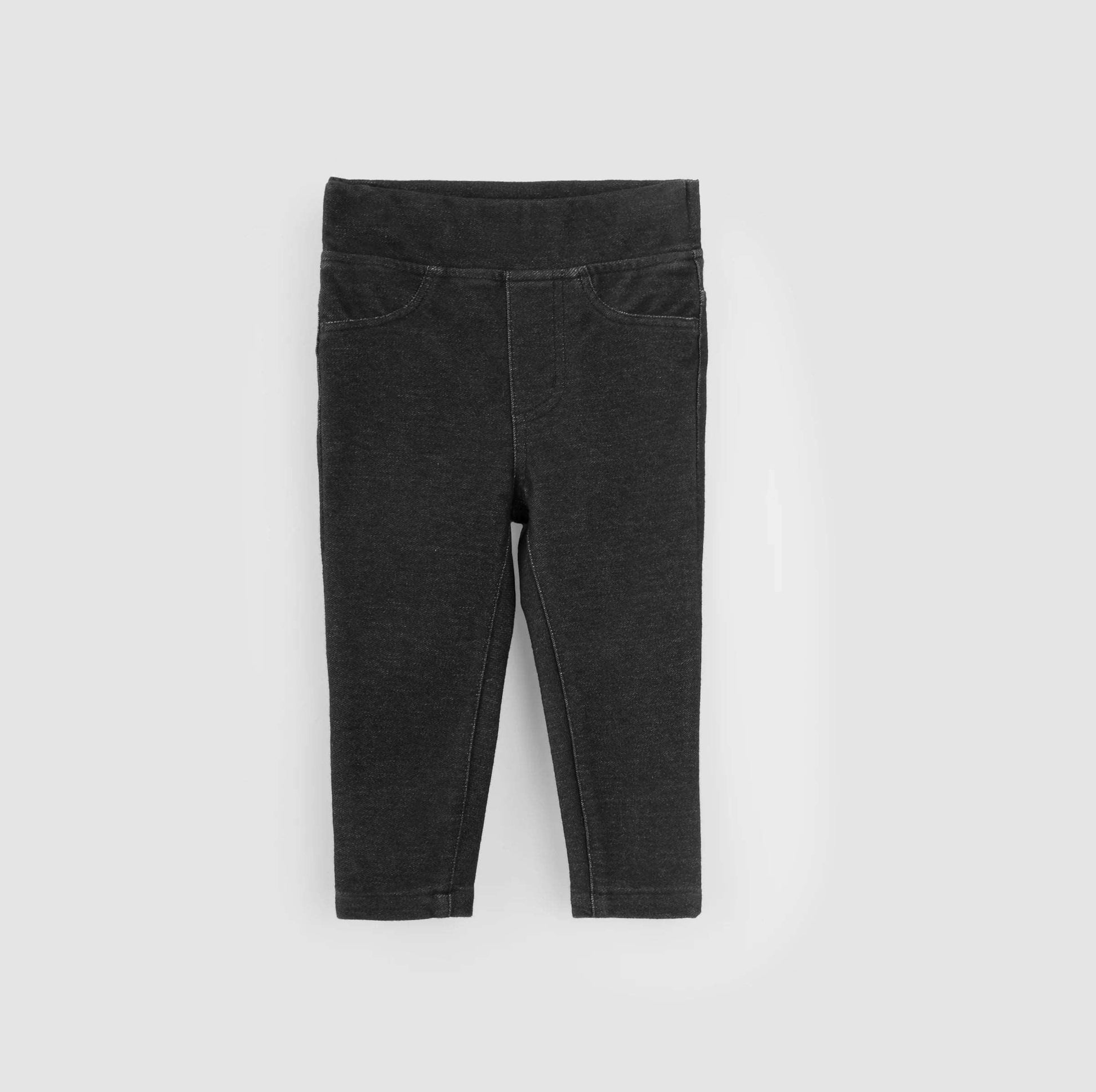 Faded Black Eco-Stretch Baby Jeggings