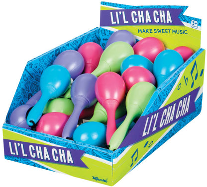 Li'l Cha Cha Maracas with Lanyard, Asst Colors Party Favors
