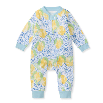 Lemon Tiles Footless Sleep & Play