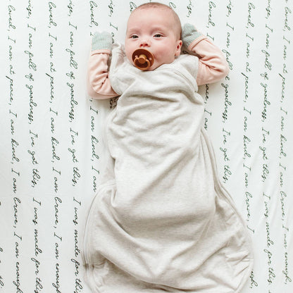 Viscose Bamboo + Organic Cotton Slumber Sleepbag- Storm Gray