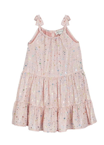 Summer Sparkle Chiffon Dress
