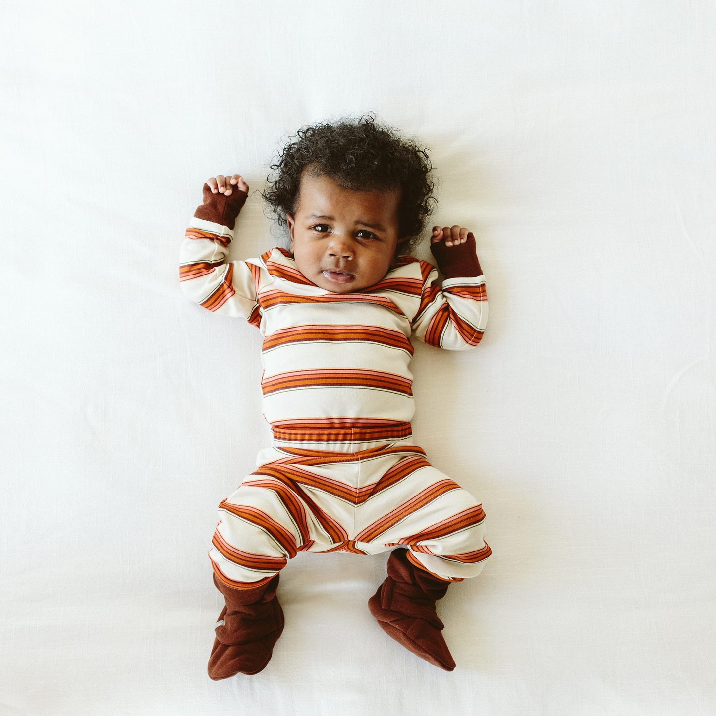 Viscose + Organic Cotton Baby L/S Bodysuit - Trail Mix