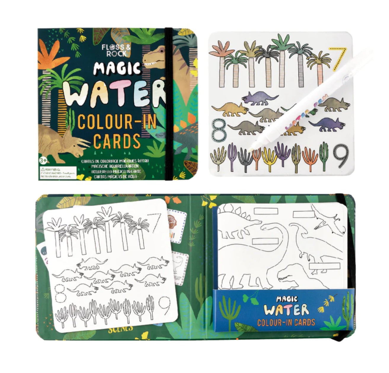 Dinosaur Water Pen and Cards