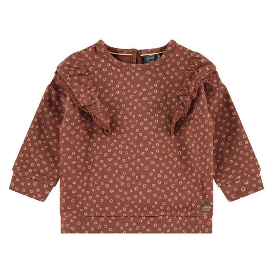 Ruffle Shoulder Children's Sweatshirt