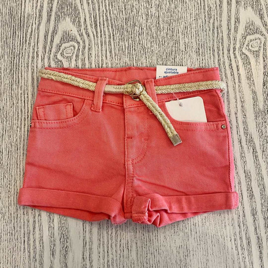Pink Denim Shorts