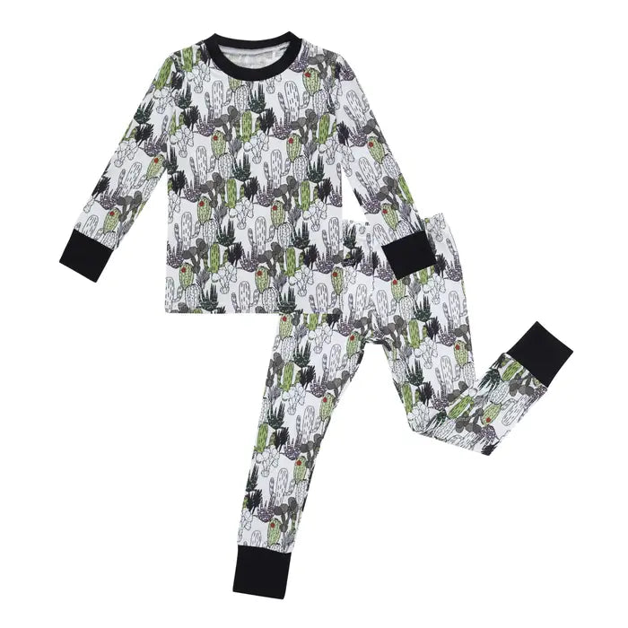 Cactus Two-Piece Bamboo Children's Pajamas