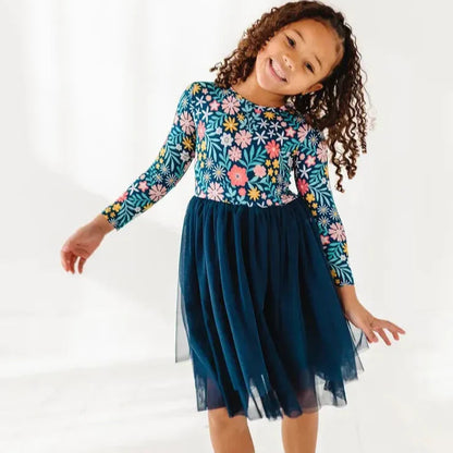 Bamboo Tulle Dress - Maren - Floral