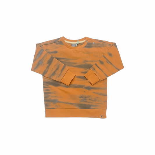 Orange Ombre Stripe Sweatshirt