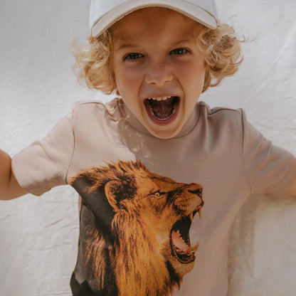Roaring Lion Photoreal Taupe T-Shirt