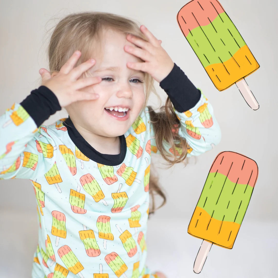 Popsicles Two-Piece Bamboo Pajamas