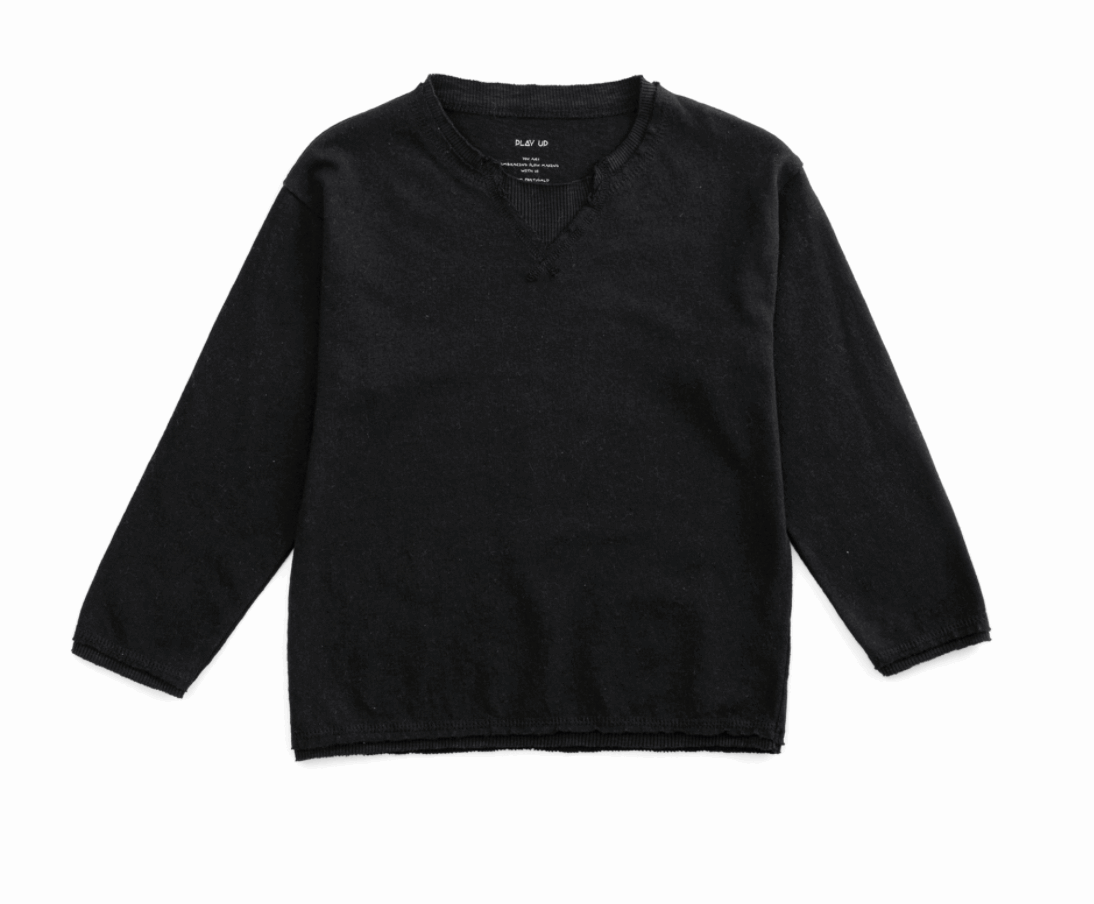 A black simple sweater