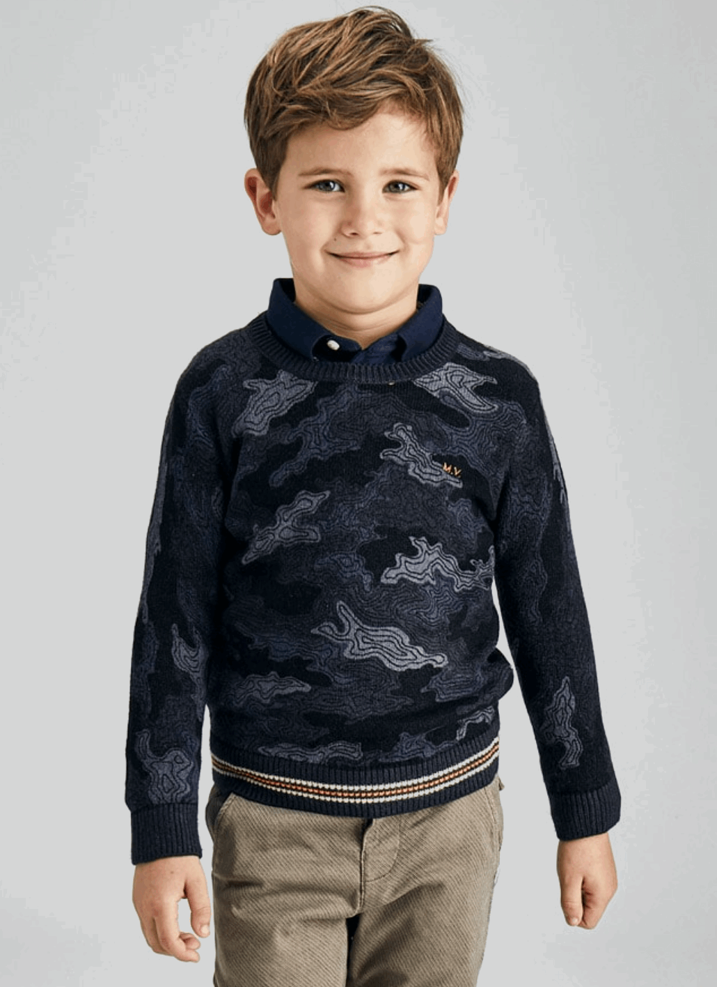 Topography Printed Sweater