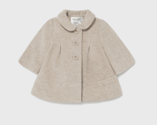 A soft dress coat for babies