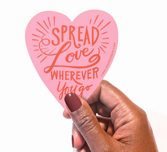 Spread Love Wherever You Go - Vinyl Sticker