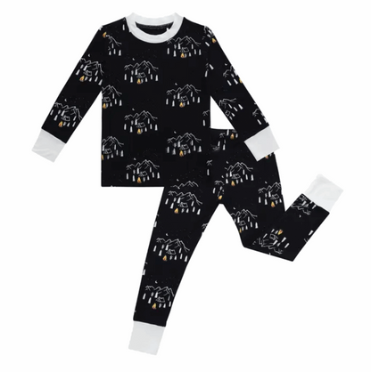 Midnight Camping Two-Piece Bamboo Pajamas