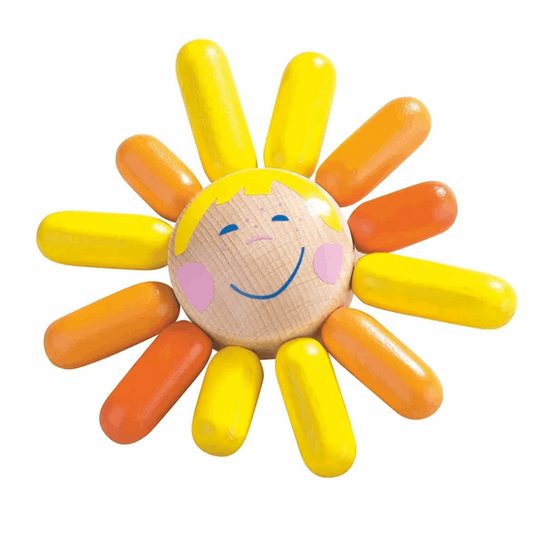 Wooden Clutching Toy Sun