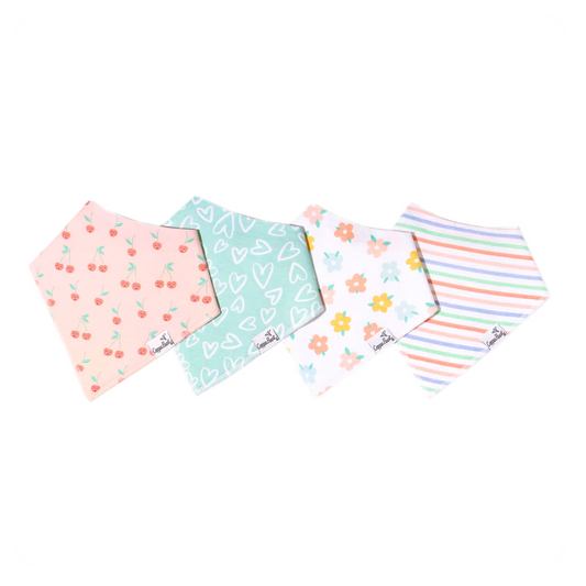 Cheery Bandana Bibs Copper Pearl