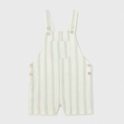 Baby Linen Striped Overall