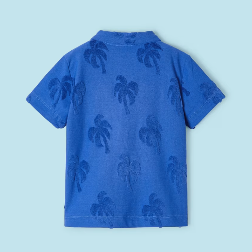 Blue Palm Children's Henley Top