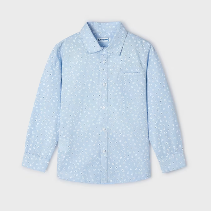 Printed Button Down Children's Shirt