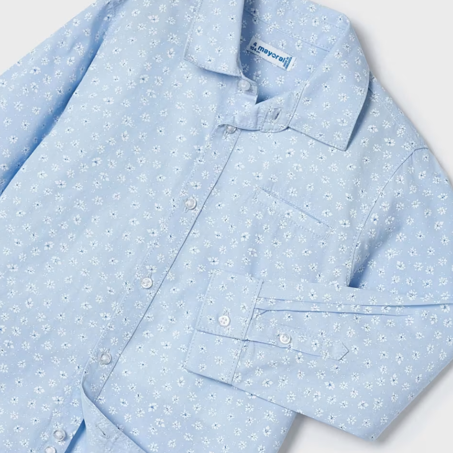 Printed Button Down Children's Shirt