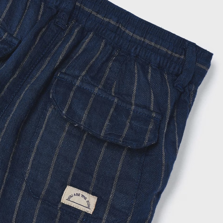 Striped Linen Children's Shorts