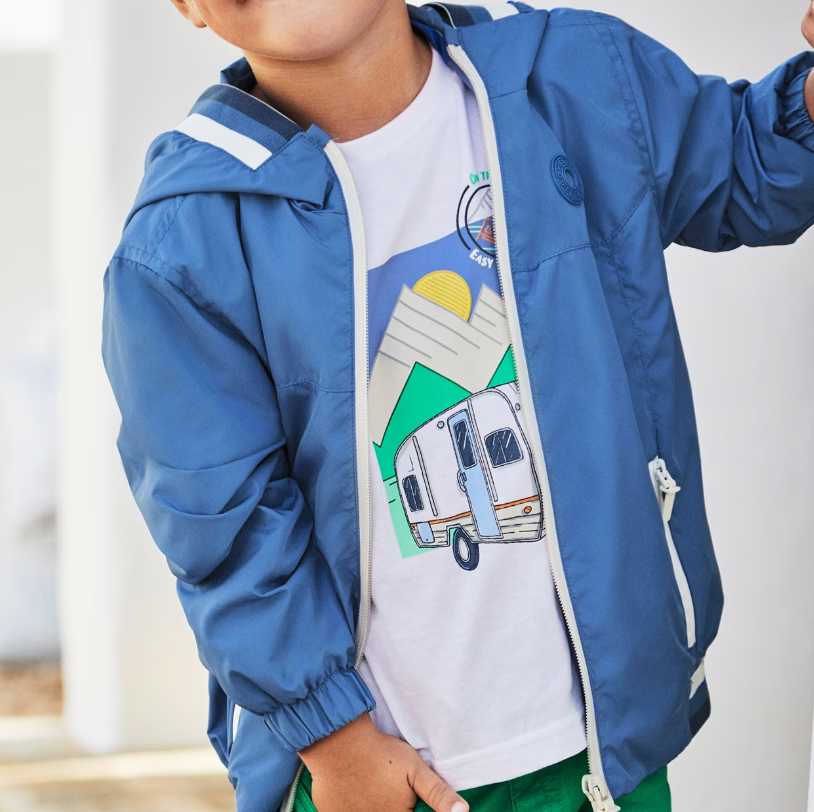 Children's Blue Windbreaker Jacket