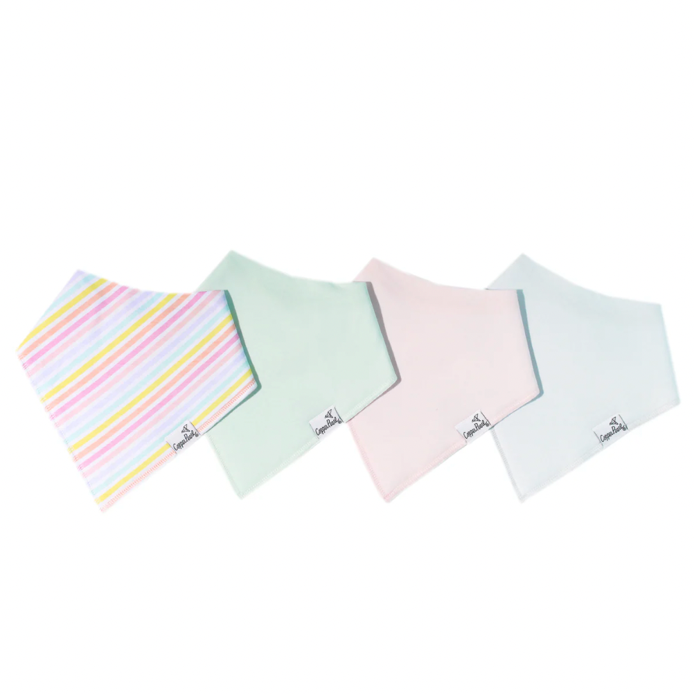 Lucky Bandana Bibs Copper Pearl