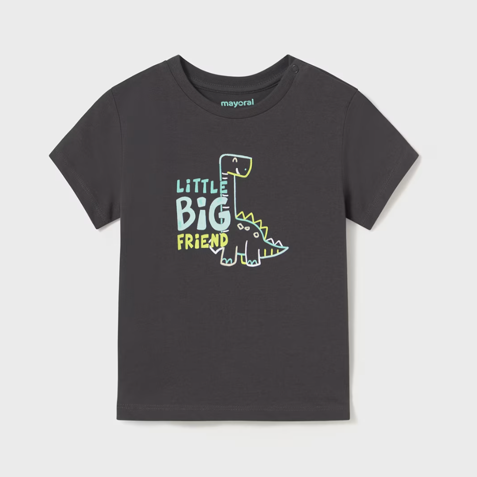 Charcoal Dino Baby T-Shirt