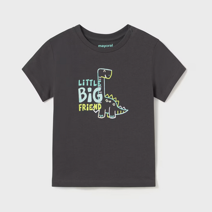 Charcoal Dino Baby T-Shirt