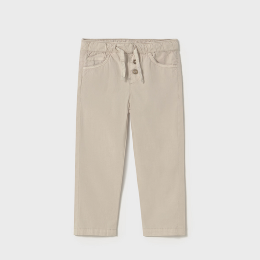 Baby Straight Leg Trousers - Bone