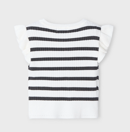 Ribbed Knit Top - Stripe