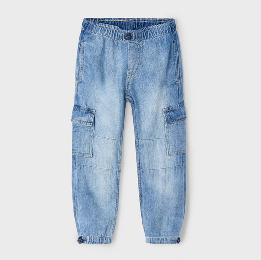 Lightweight Cargo Jeans for Kids