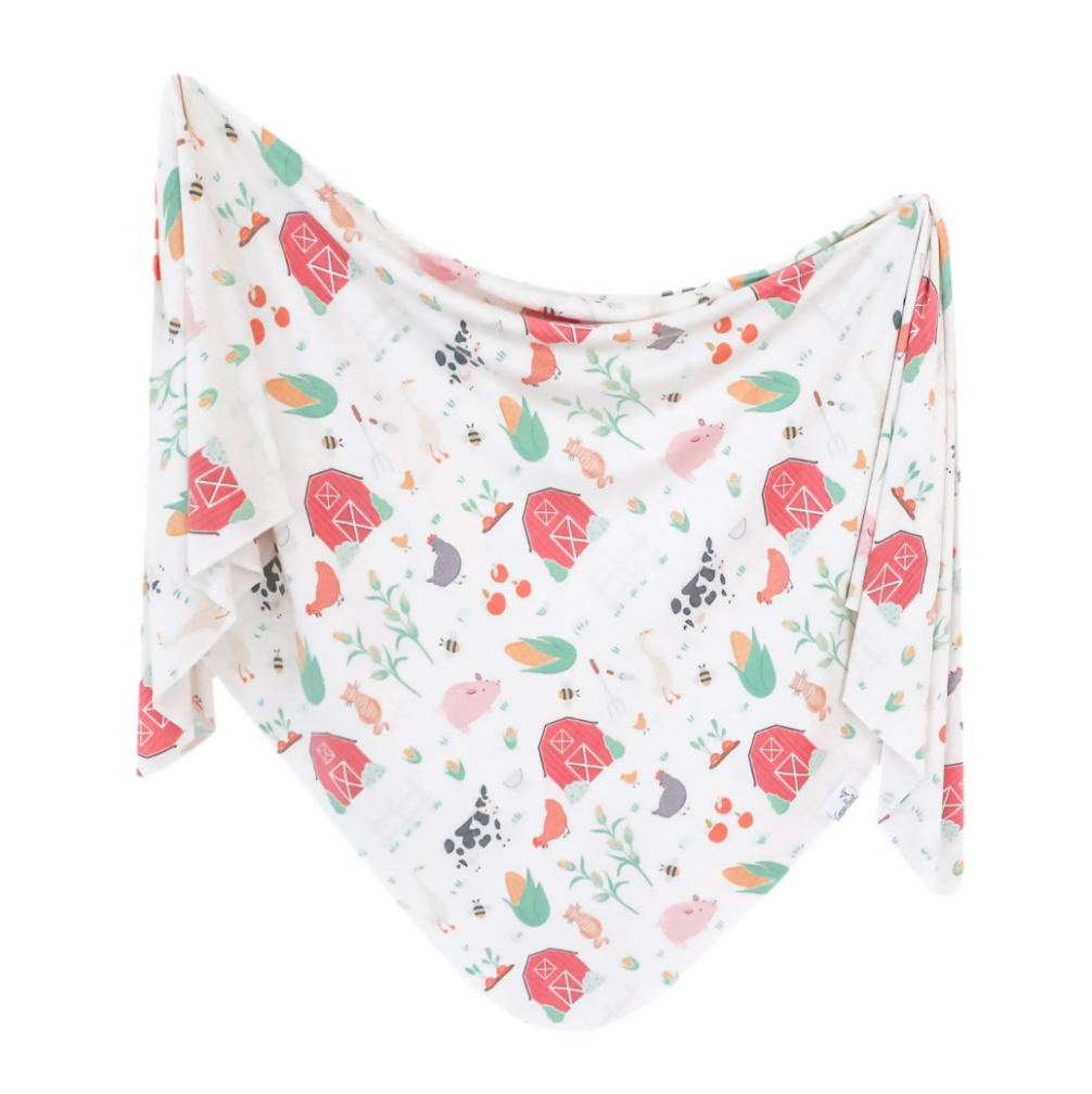 Farmstead Baby Swaddle Blanket